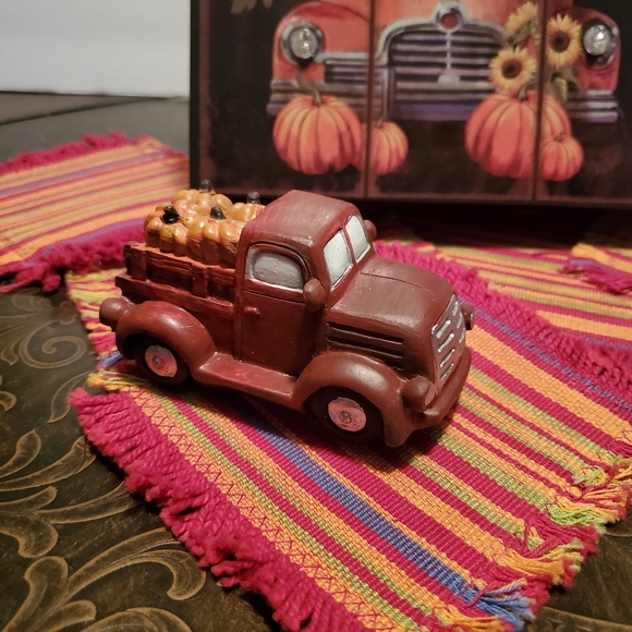 Happy Harvest Metal Sign w/Lighted Truck - Picture 5 of 8